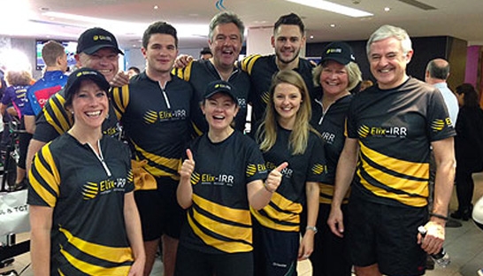 Elixirr consultants cycle to Lapland for ITV Text Santa