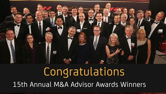 15 advisory and consulting firms take home M&A Advisor Awards
