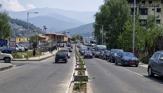 Vehicular carbon emissions in Bhutan could triple by 2030