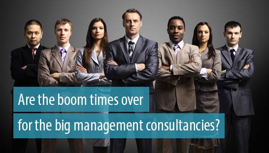 Are the boom times over for the big management consultancies?