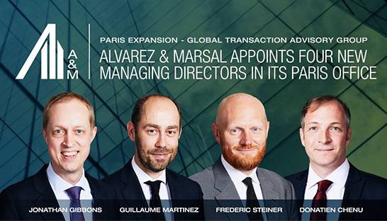 Alvarez & Marsal launches Transaction Advisory Group in Paris, France