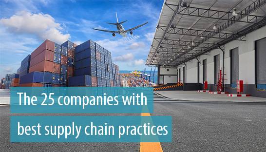 The 25 companies with the best supply chain and logistics practices