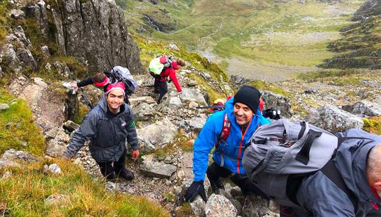 A.T. Kearney's London office tackles Welsh 3000s for charity