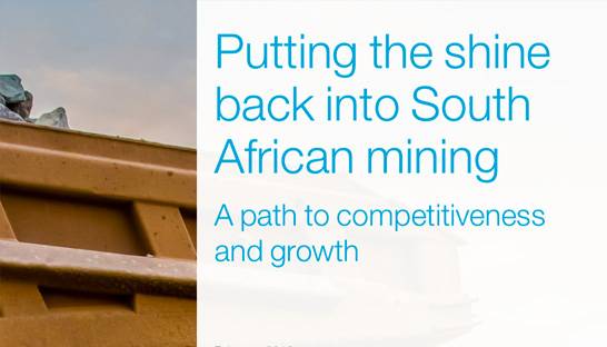 The four paths to growth and competitiveness for South African mining