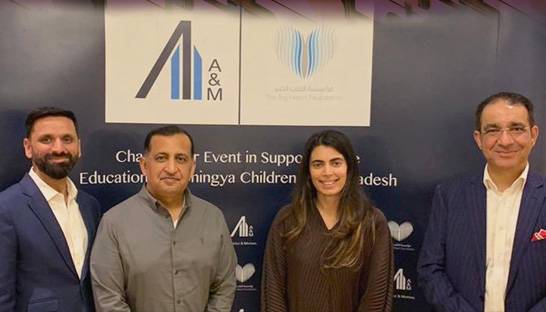 A&M joins with TBHF on education project for Rohingya child refugees