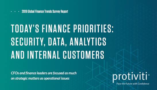 Security and data analytics the top priorities for finance