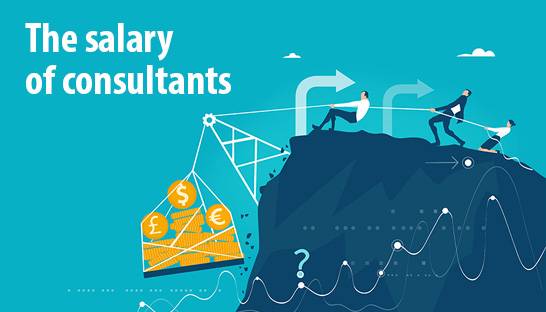 The salary of consultants in the UK consulting industry