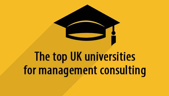 The top UK universities for management consulting