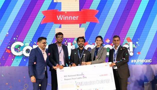 Indian students win prestigious KPMG Ideation Challenge