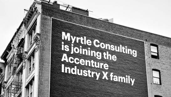 Accenture acquires industrial-focused Myrtle Consulting Group