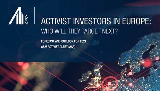 Investor activism continues to spike amid pandemic