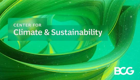 BCG launches a global climate & sustainability practice