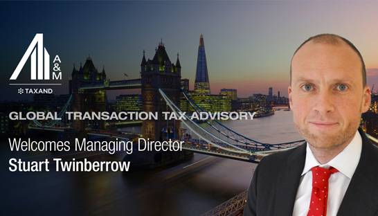 Alvarez & Marsal Taxand hires Stuart Twinberrow as Managing Director