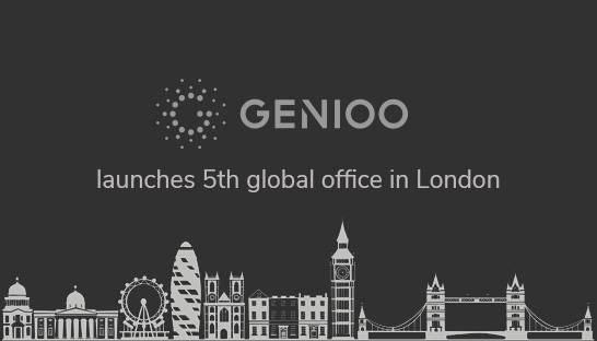 Genioo launches new office in London, 5th internationally