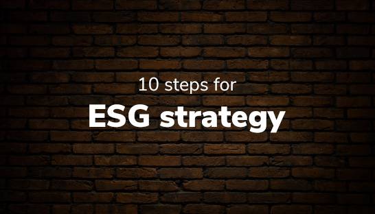 10 steps to creating an ESG strategy for your business