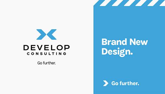 New brand design for growing Develop Consulting