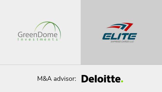 Deloitte advises logistics group Elite Co on its sale to GreenDome