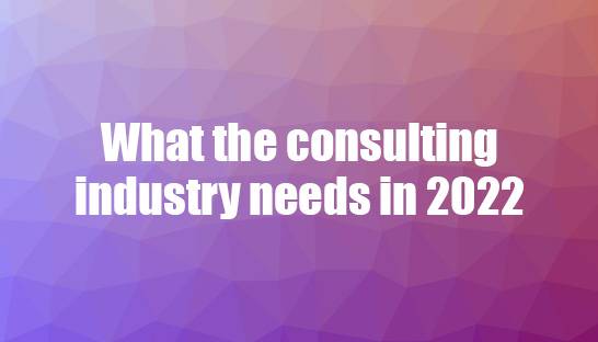 John Lunn on what the consulting industry needs in 2022