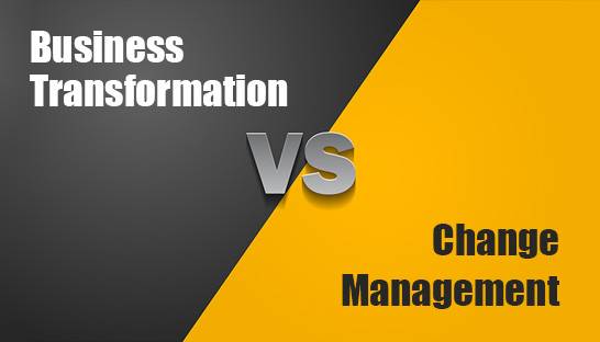 The difference between transformation and change management