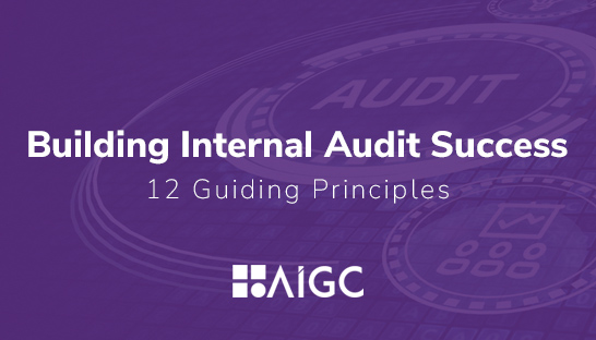 Guiding principles for building internal audit success