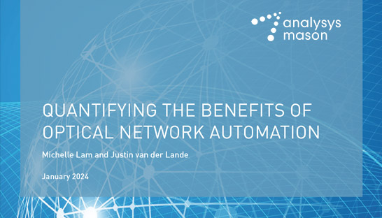 Optical network automation a cost saver for operators