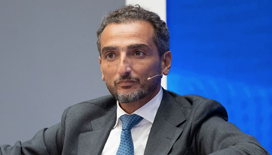 Bain partner Akram Alami moderates panel at Future Aviation Forum