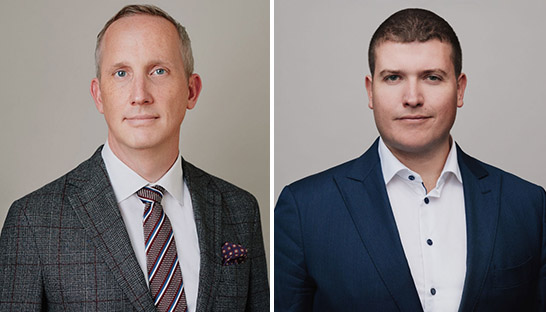 StrategyCorp appoints new principals Aidan Grove-White and Fraser Macdonald