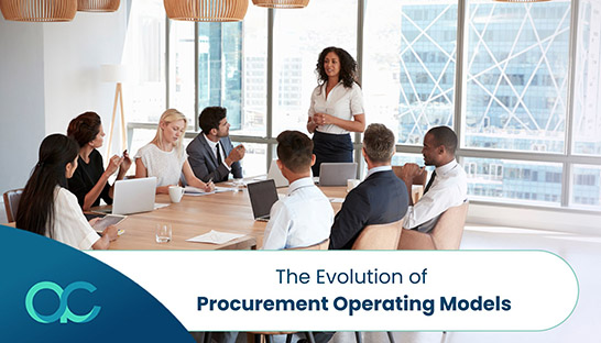 The evolution of operating models within procurement