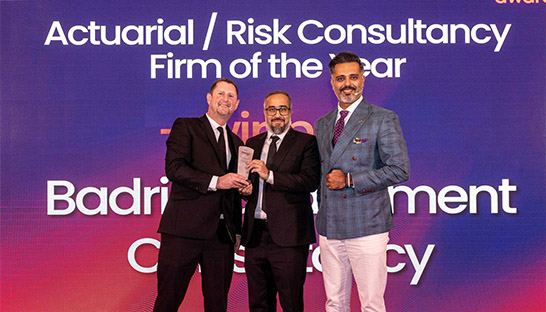 Badri lauded as Actuarial & Risk consultancy firm of the year