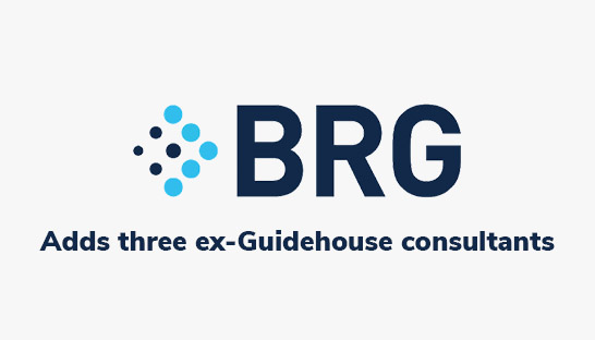 BRG adds three ex-Guidehouse consultants to New York office