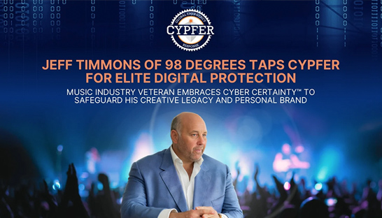 Jeff Timmons enlists CYPFER to safeguard digital projects