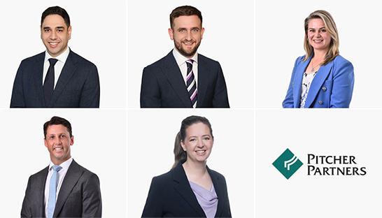 Pitcher Partners promotes five to partner in Sydney, Brisbane and Melbourne