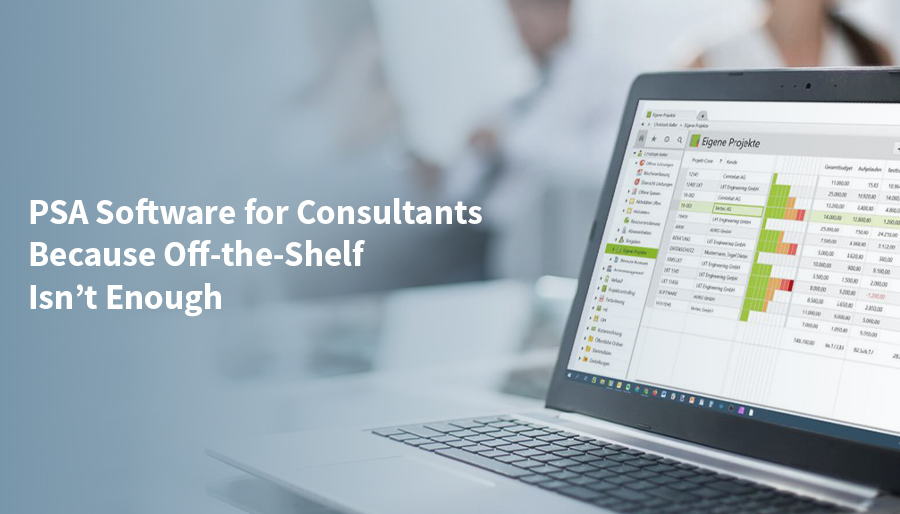 Vertec’s PSA software for consultants – because off-the-shelf isn’t enough