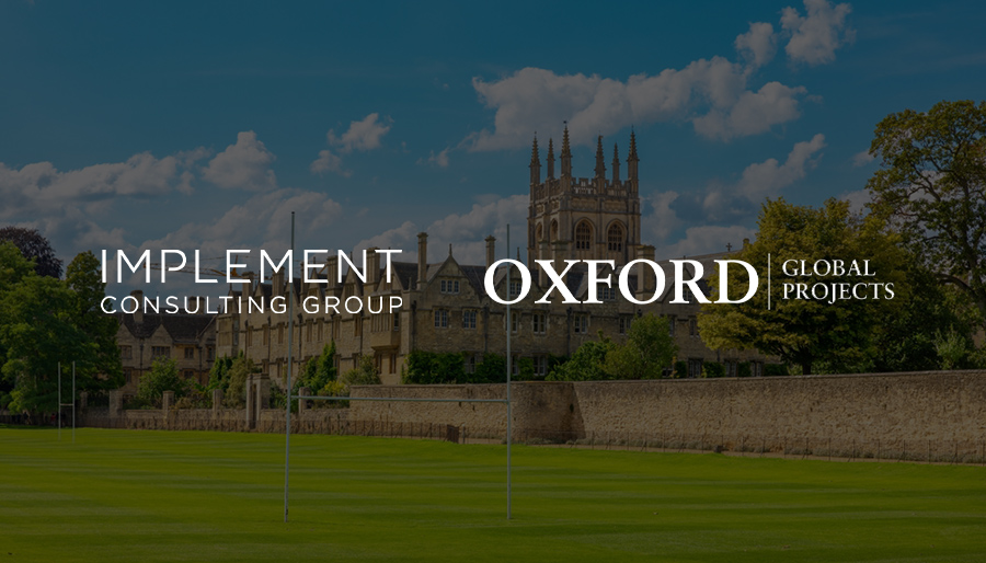 Implement Consulting Group enters into partnership with Oxford Global Projects