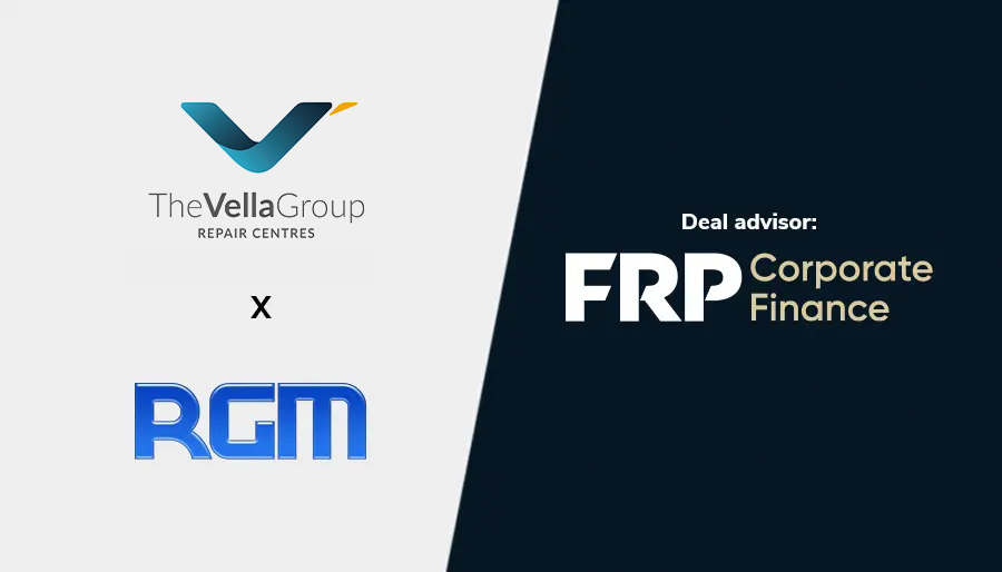 The Vella Group agrees acquisition of RGM Vehicle Body Repairs, with help from FRP