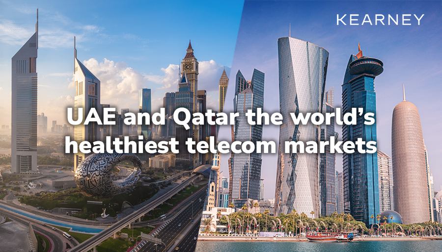 UAE and Qatar have the world’s ‘healthiest’ telecom markets, says Kearney